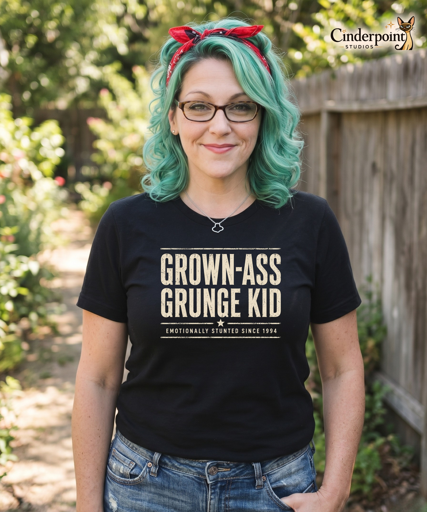 Grown-Ass Grunge Kid Tee | 90s Alternative Nostalgia Shirt