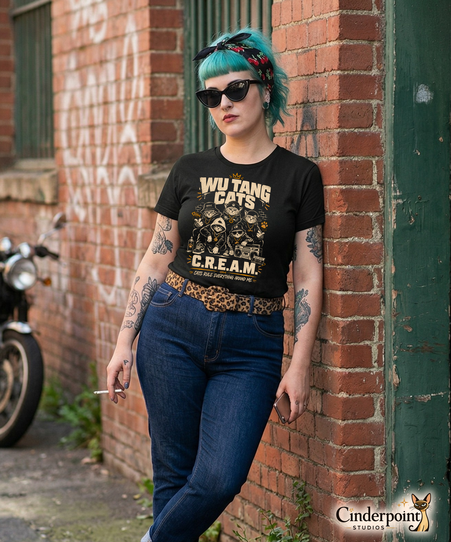Wu Tang Cats Tee | Funny Hip-Hop Cat Graphic Shirt